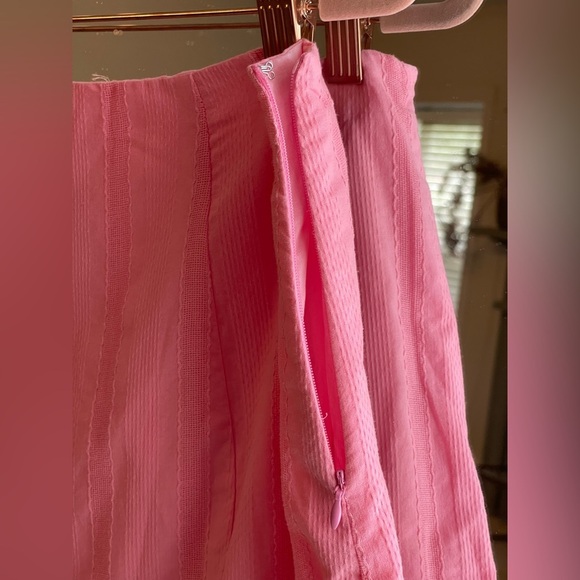 Lost + Wander Perfect Poise Pink Ruffle Mini Skirt - Picture 4 of 9